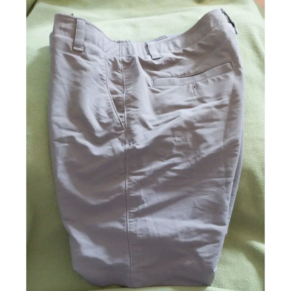 Under Armour Gray loose shorts size 34. They're made with a lightweight, highly